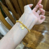 Gold-Tone Ji and Fu Charm Bracelet