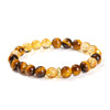 Natural Tiger Eye Beads Strength Bracelet