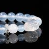 Blue Chalcedony White Agate Rabbit Bracelet