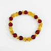 FengShui PiXiu Wealth Bracelet with Gold Tone Accents