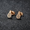 Stainless Steel Asymmetric Stud Earrings