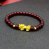 FengShui PiXiu Wealth Bracelet with Gold Tone Accents