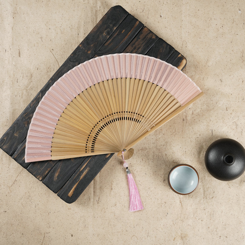 Simple Chinese Bamboo Folding Fan for Summer