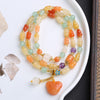 Golden Silk Jade Gourd Wealth Bracelet for Women
