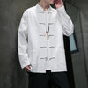 Men's Long Sleeve Tang Suit Jacket Chinese Style Linen Shirt