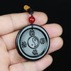 Hetian Jade Bagua Pendant with Yin Yang Symbol