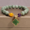 Strawberry Quartz Charm Bracelet for Women