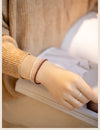 3mm Crystal Bracelet with Gold-Tone Clasp