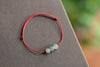 Three Beads Jade Luck String Weave Bracelet
