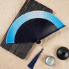Gradient Hollow Engraved Folding Fan