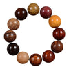 Multicolored Wooden Bead Bracelet for Men and Women