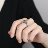 Pixiu Copper Ring with Coin Motif and Stone, Adjustable