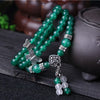 Green Agate Butterfly Bracelet 108 Beads