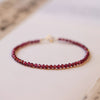 3mm Crystal Bracelet with Gold-Tone Clasp