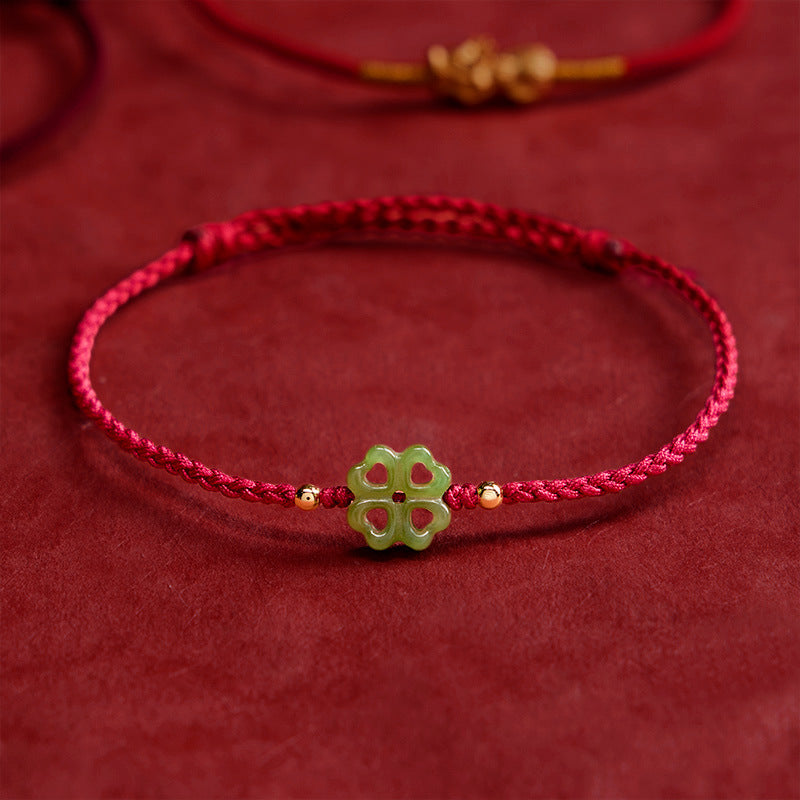 Handmade Red String Bracelet Anklet with Turquoise or Lapis