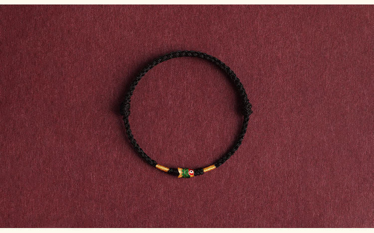 Woven Koi Fish Exam Rope Bracelet