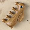 Wooden Rabbit Massage Comb for Scalp Relaxation
