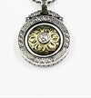 Rotatable Nine Palaces and Eight Trigrams Necklace with Tibetan Mantra