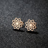 Stainless Steel Asymmetric Stud Earrings