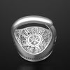 Adjustable Bagua Ring with Yin Yang Symbol