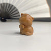 Mini Glowstone and Wood Cat Figurines for Desk Decor