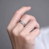 Adjustable Copper Ring with Tang Grass Pattern