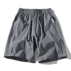 Men's Cotton Plaid Drawstring Shorts