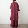 Women's Meditation Cloth Red Set Cotton Zen Tai Chi Clothing