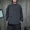 Men's Chinese Frog Button Long Sleeve Shirt
