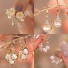 Camellia Flower Stud Earrings