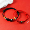 Red String Luck Fortune Knot Braided Couple Bracelet