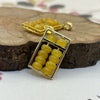 Jade Abacus Pendant, Wealth Symbol Charm