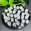 Natural Crystal Cube Beads for DIY Jewelry