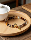 Tiger Eye Pearl Year Of The Horse Lucky Fortune Prosperity Bracelet