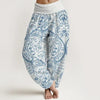Women's Cotton Harem Pants with 3D Digital Print