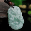 Carved Jade Zodiac Pendant Necklace