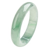 Natural Jade Bangle Bracelet Green and White