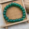 Ice Glass Bead Bracelet, Handmade Pastel Stretch Wristband