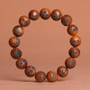 Lightning Struck Jujube Wood Bracelet Engraved Taoist Protection Beads