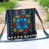 Ethnic Embroidered Canvas Crossbody Bag