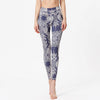 Printed Yoga Leggings Women's High Waist Fitness Pants