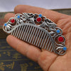 Ethnic Style Alloy Hair Comb with Phoenix Motif
