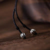 Vintage Chinese Wealth Pendant, Retro Alloy Necklace