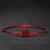 Cinnabar Braided Bracelet with Pixiu, Lotus and Koi Symbols