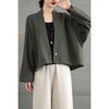 Women's Vintage Cotton Linen Kimono Jacket