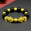 FengShui PiXiu Wealth Bracelet with Gold Tone Accents