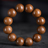 Six-Lines Wood Bead Bracelet with Gourd Charm