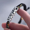 Auspicious Clouds Adjustable String Bracelet with Copper Charm