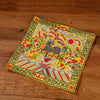 Embroidered Tea Mat, Square Coaster with Dragon Phoenix