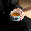 Blue Dragon Design Ceramic Teacup Kung Fu Tea Cups